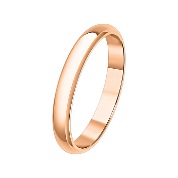 Классическое узкое обручальное кольцо 100-000-530