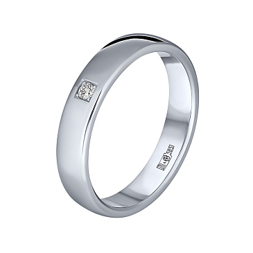 Обручальное кольцо с бриллиантом 212-010-640