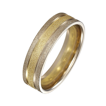 Обручальное кольцо из разных цветов золота 470-000-966